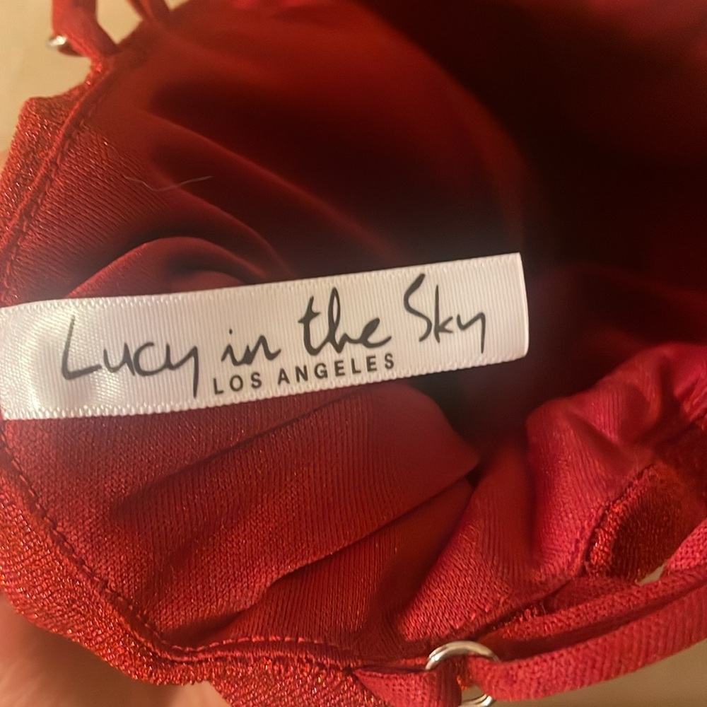 Lucy in the Sky Red Mini Dress. Super pretty and perfect for HoCo! ✨✨✨ - Picture 4 of 4